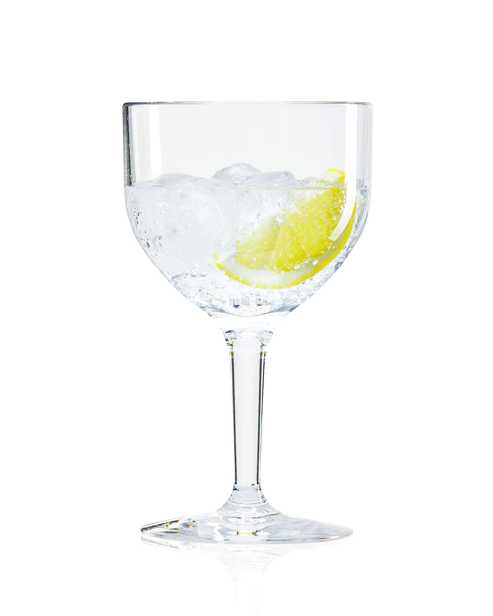 plastic gin glass